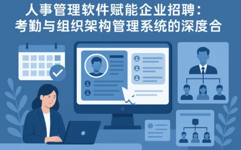 人事管理软件赋能企业招聘：考勤与组织架构管理系统的深度融合