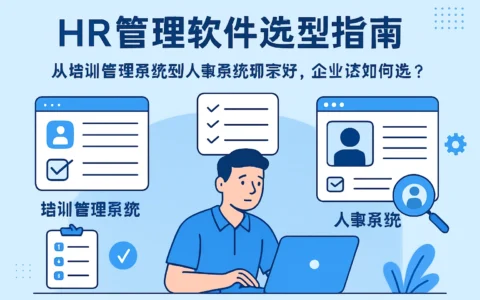 HR管理软件选型指南：从培训管理系统到人事系统哪家好，企业该如何选？