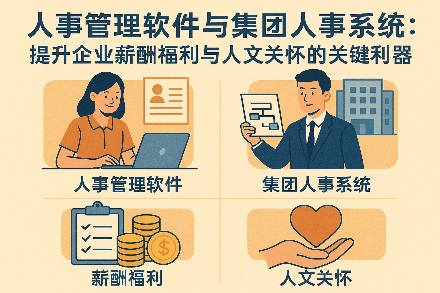 人事管理软件与集团人事系统：提升企业薪酬福利与人文关怀的关键利器