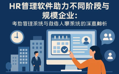 HR管理软件助力不同阶段与规模企业：考勤管理系统与微信人事系统的深度解析