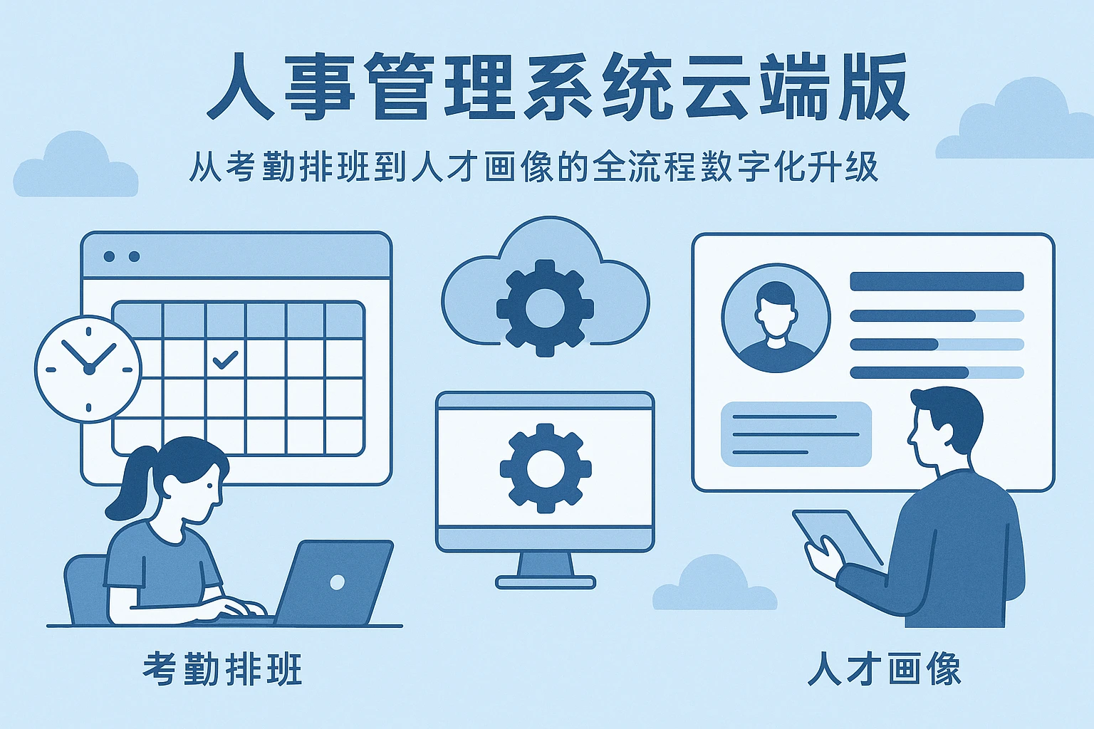 人事管理系统云端版：从考勤排班到人才画像的全流程数字化升级