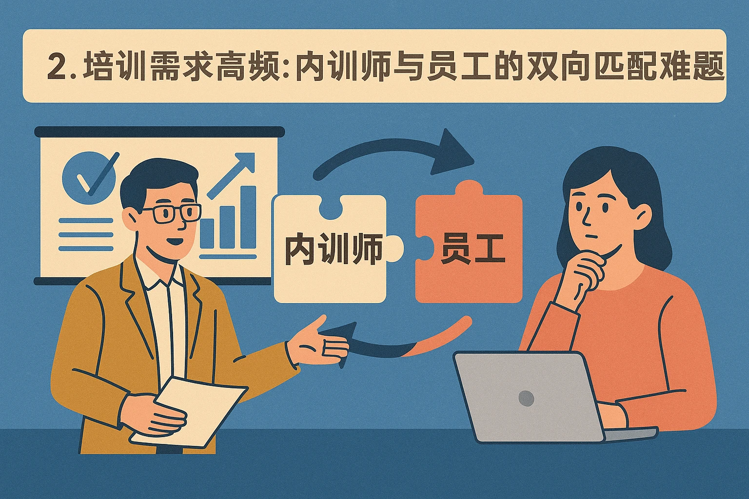 2. 培训需求高频：内训师与员工的双向匹配难题