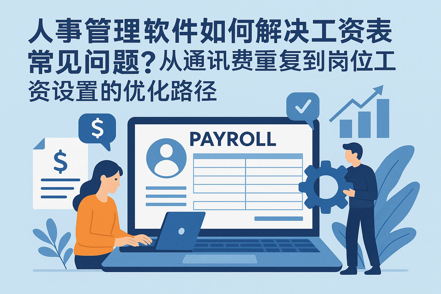 人事管理软件如何解决工资表常见问题？从通讯费重复到岗位工资设置的优化路径