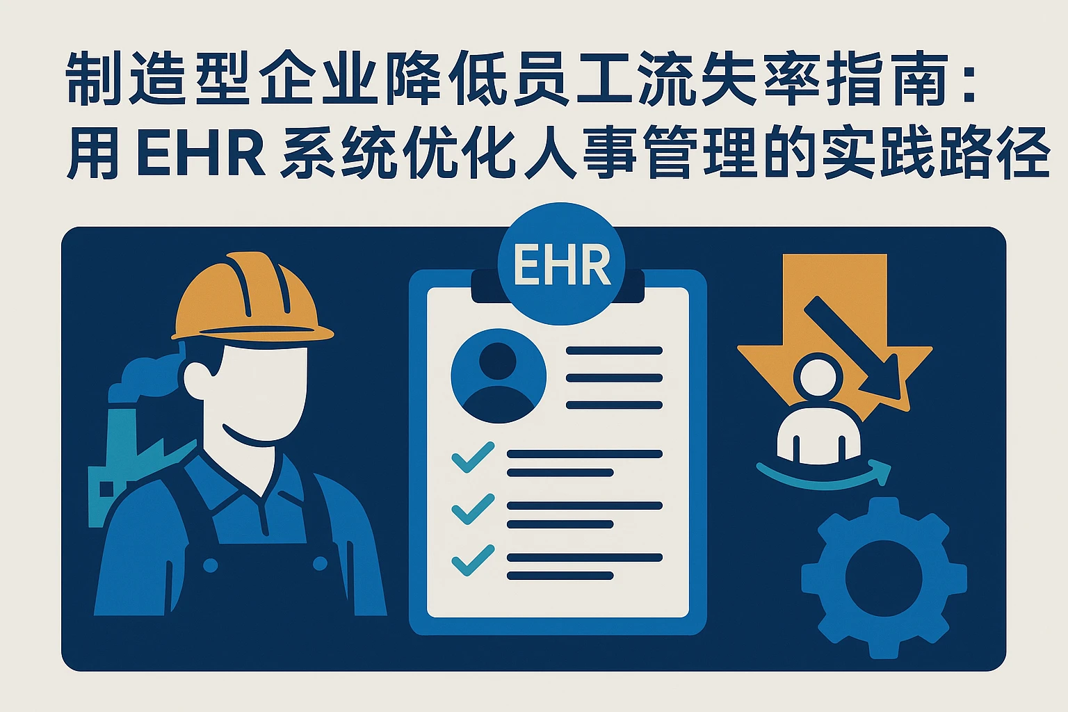 制造型企业降低员工流失率指南：用EHR系统优化人事管理的实践路径