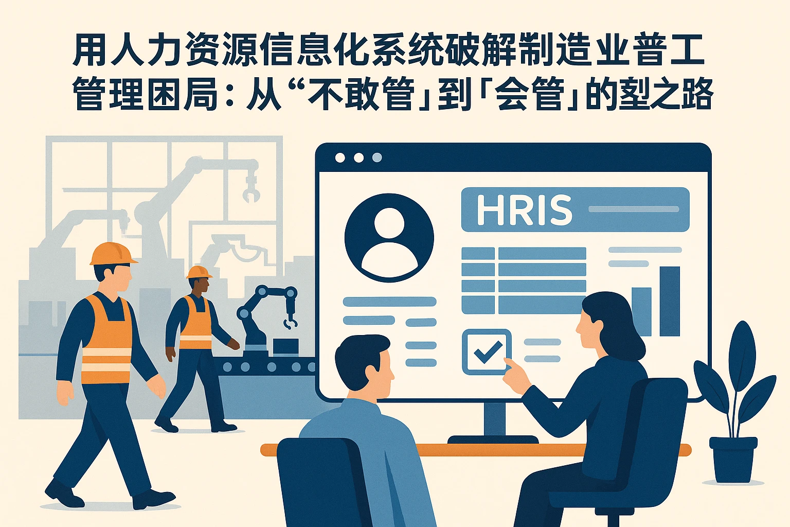 用人力资源信息化系统破解制造企业普工管理困局：从“不敢管”到“会管”的转型之路