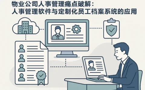 物业公司人事管理痛点破解：人事管理软件与定制化员工档案系统的应用实践