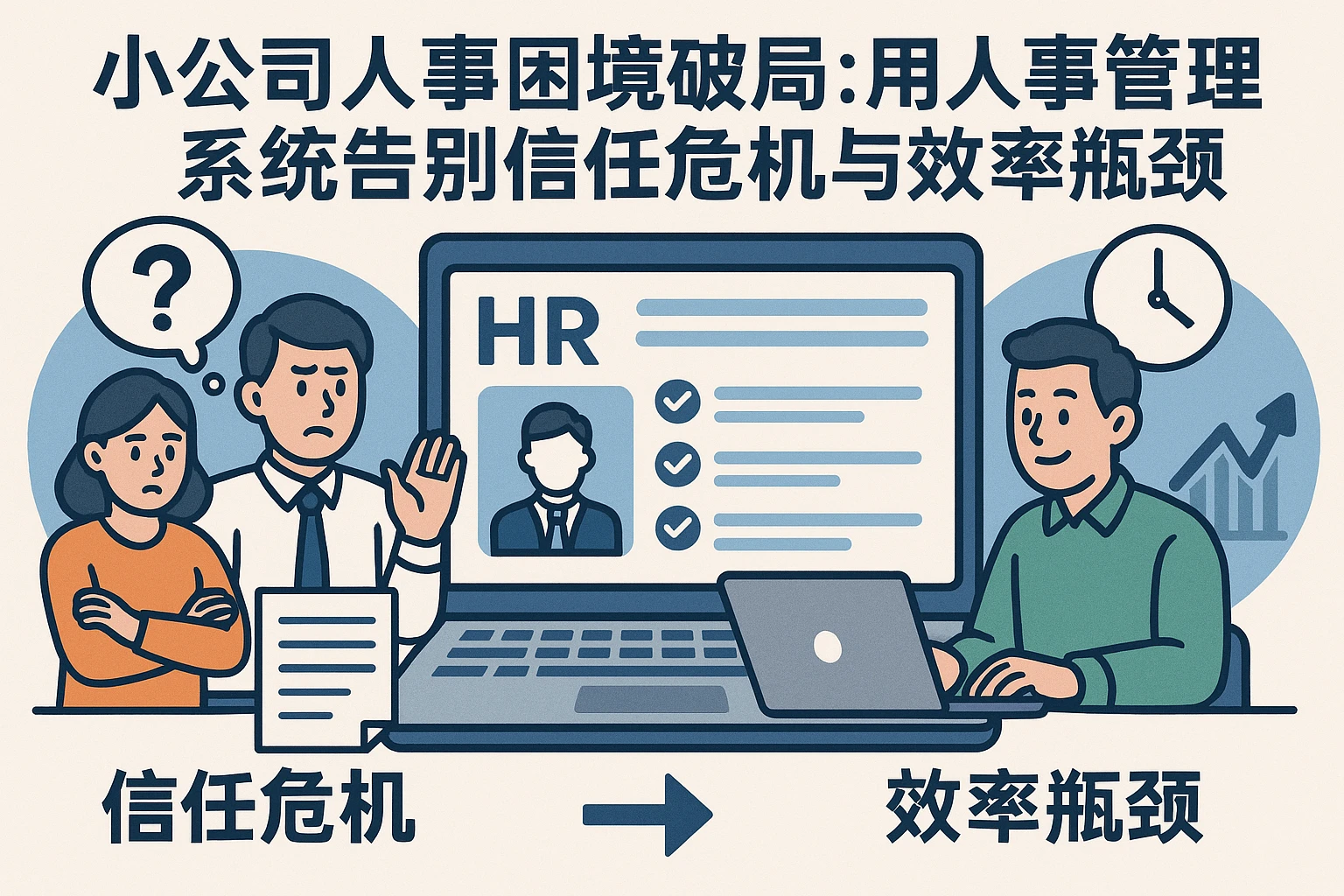 小公司人事困境破局：用人事管理系统告别信任危机与效率瓶颈
