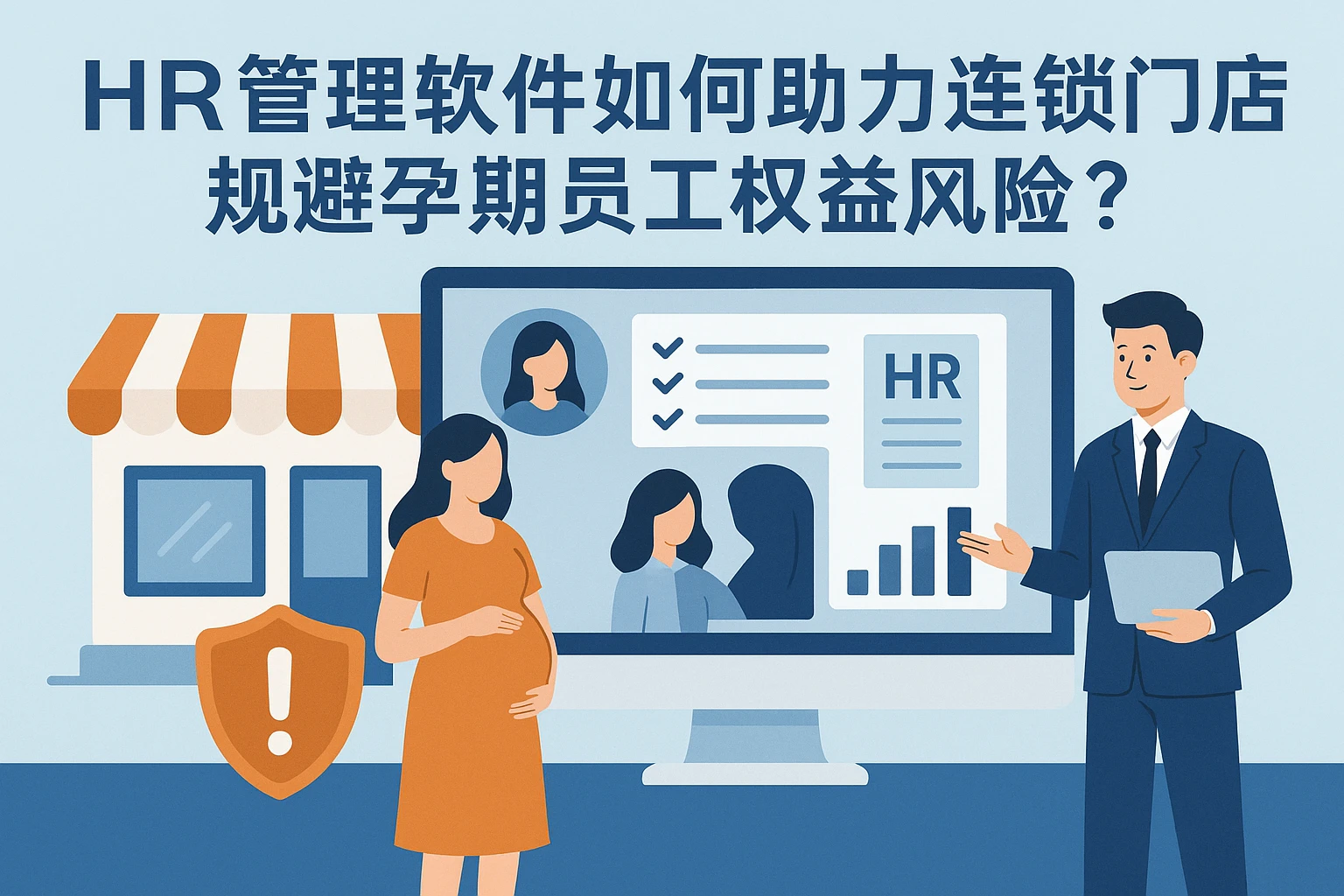 HR管理软件如何助力连锁门店规避孕期员工权益风险？