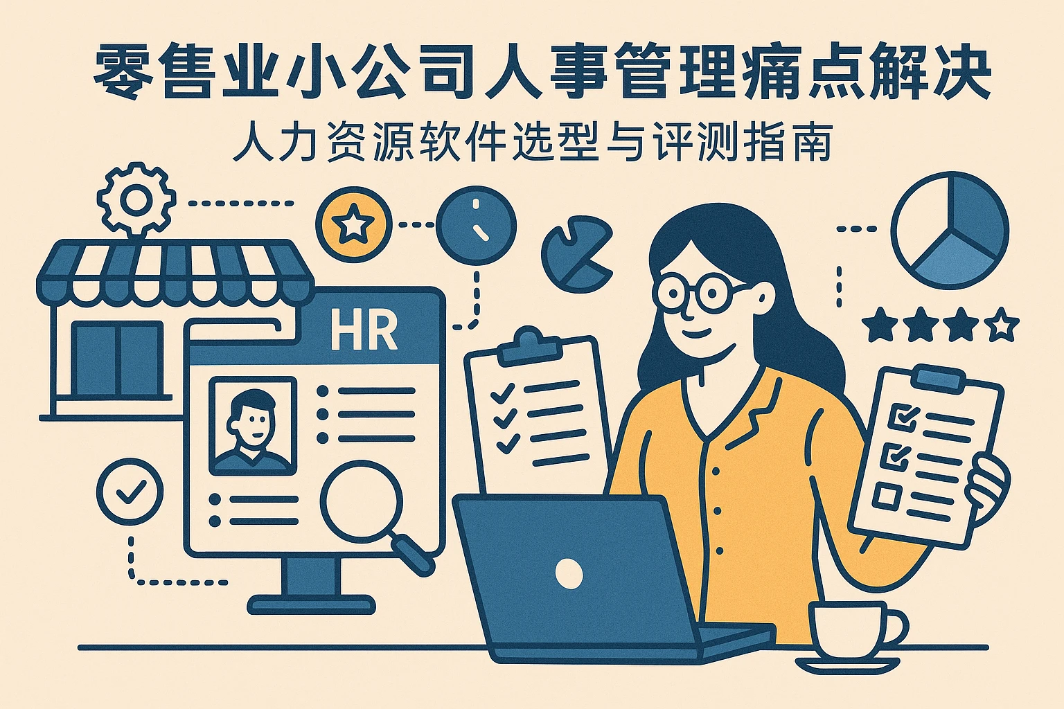 零售业小公司人事管理痛点解决：人力资源软件选型与评测指南