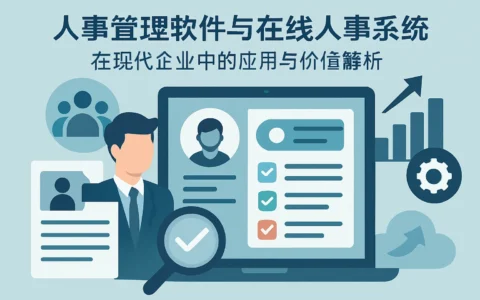 人事管理软件与在线人事系统在现代企业中的应用与价值解析