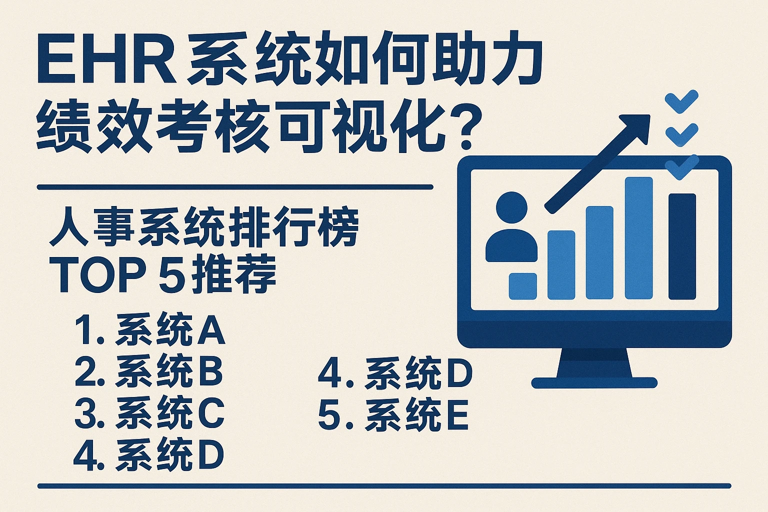 EHR系统如何助力绩效考核可视化？人事系统排行榜TOP5推荐