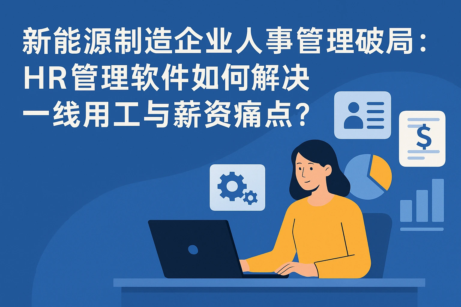 新能源制造企业人事管理破局：HR管理软件如何解决一线用工与薪资痛点？