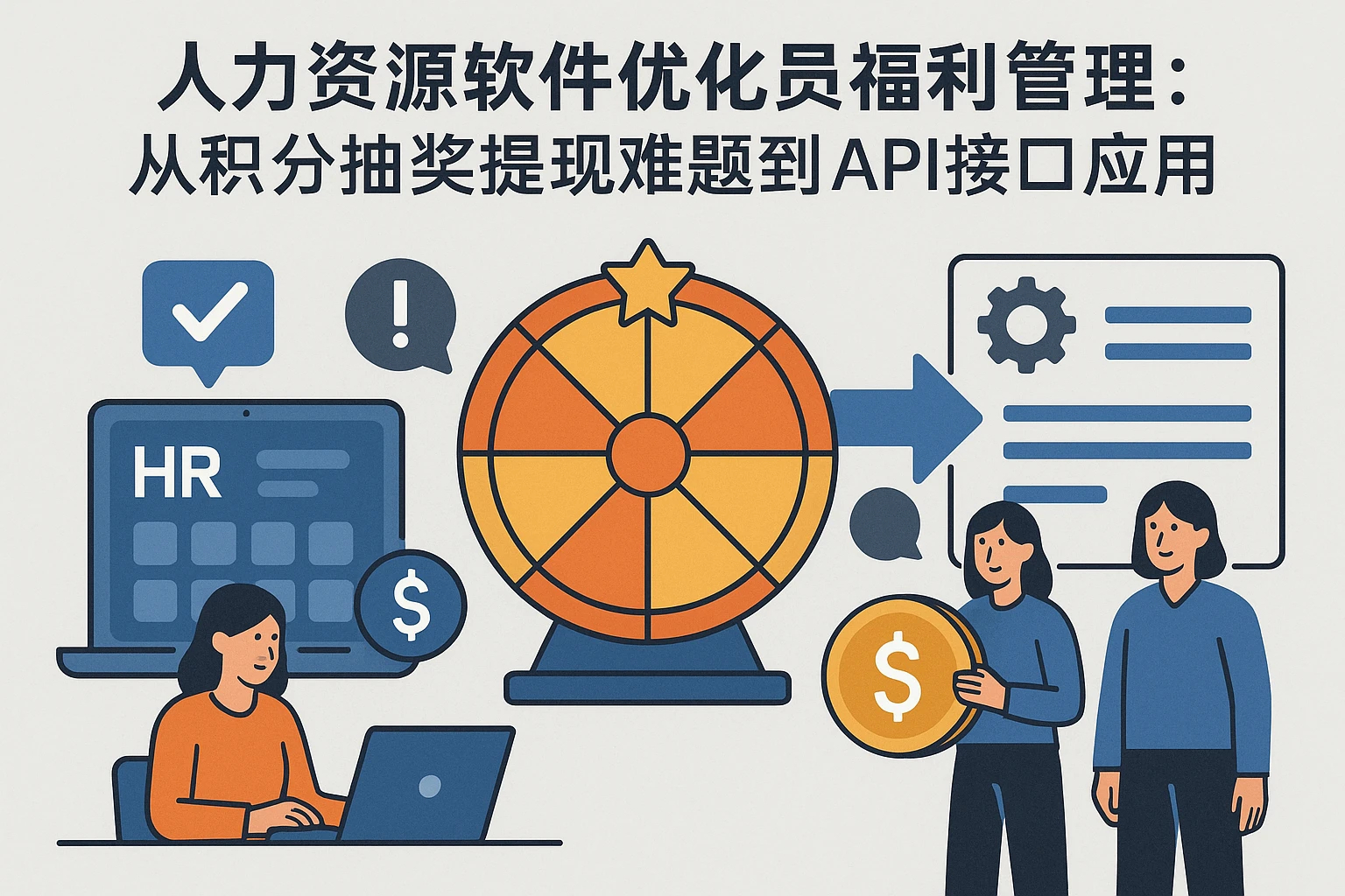 人力资源软件优化员工福利管理：从积分抽奖提现难题到API接口应用