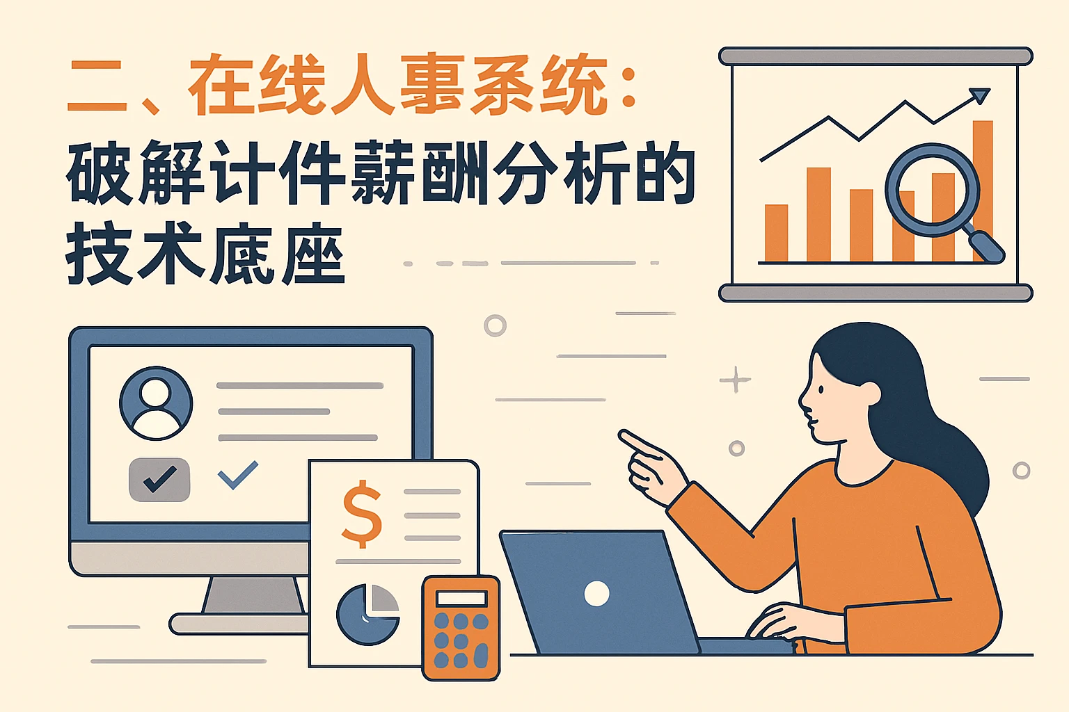 二、在线人事系统：破解计件薪酬分析的技术底座