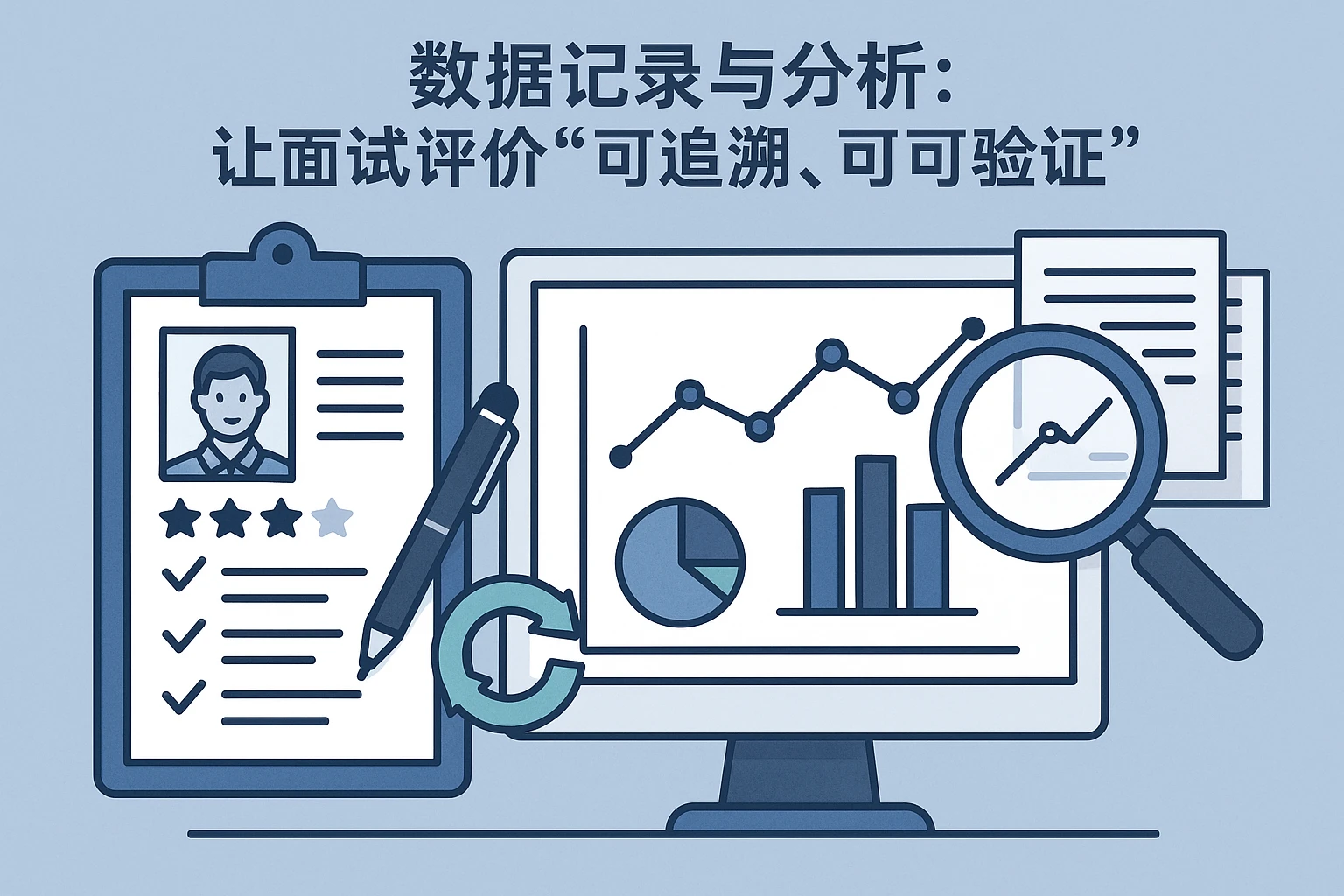 2. 数据记录与分析：让面试评价“可追溯、可验证”