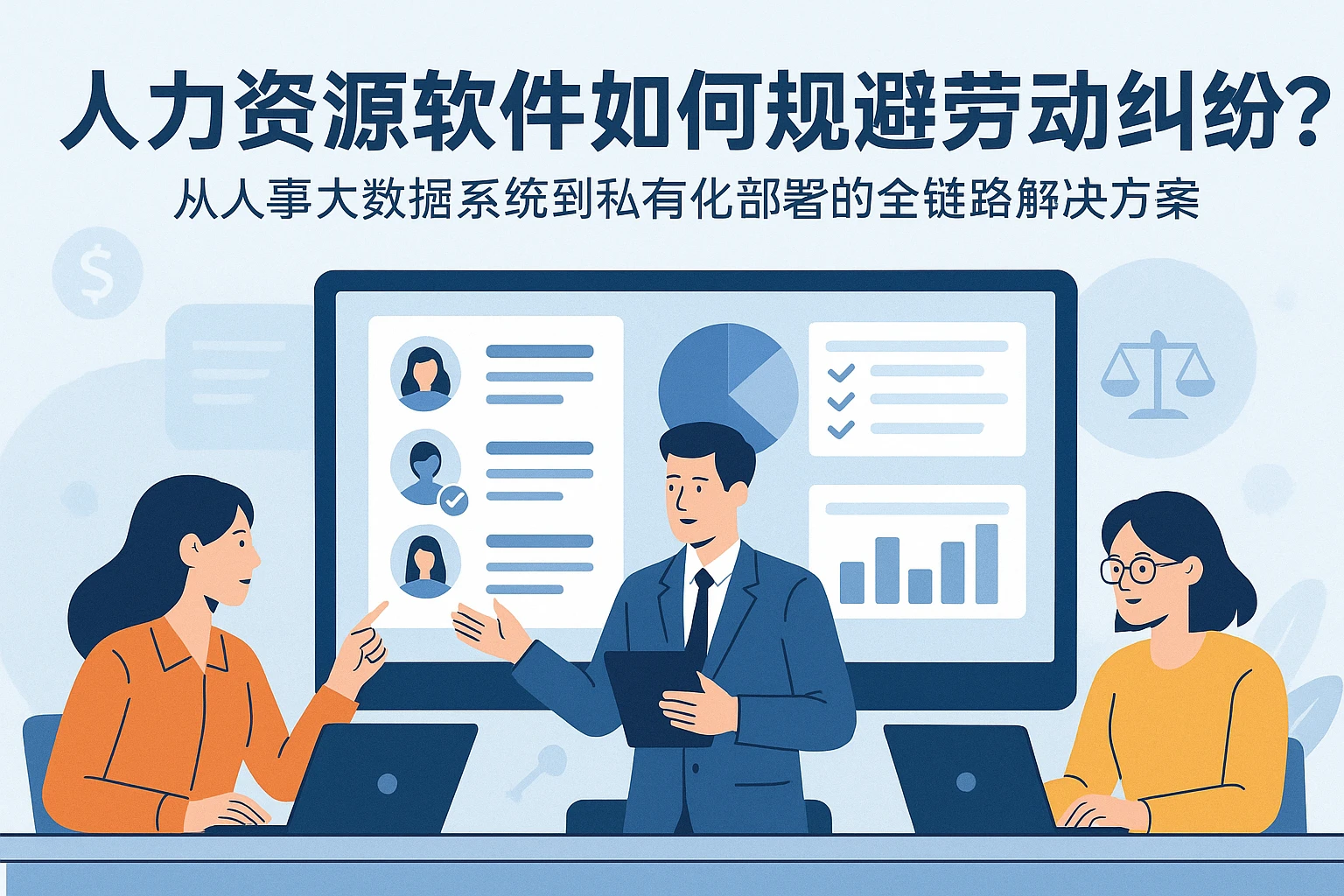 人力资源软件如何规避劳动纠纷？从人事大数据系统到私有化部署的全链路解决方案