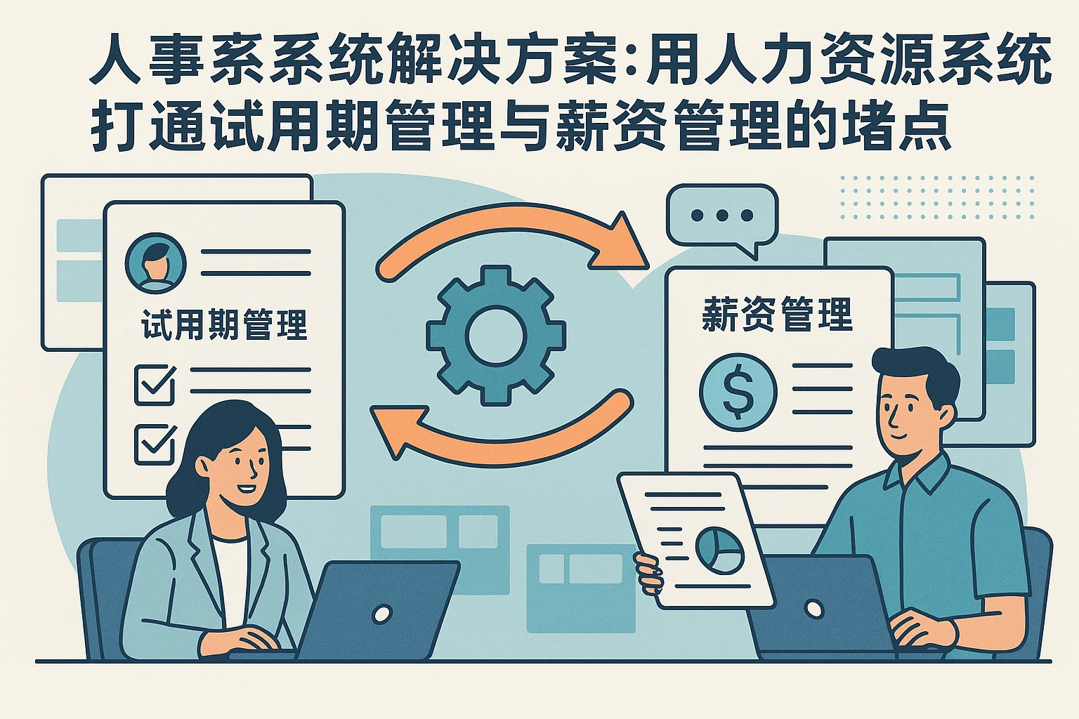 人事系统解决方案：用人力资源系统打通试用期管理与薪资管理的堵点