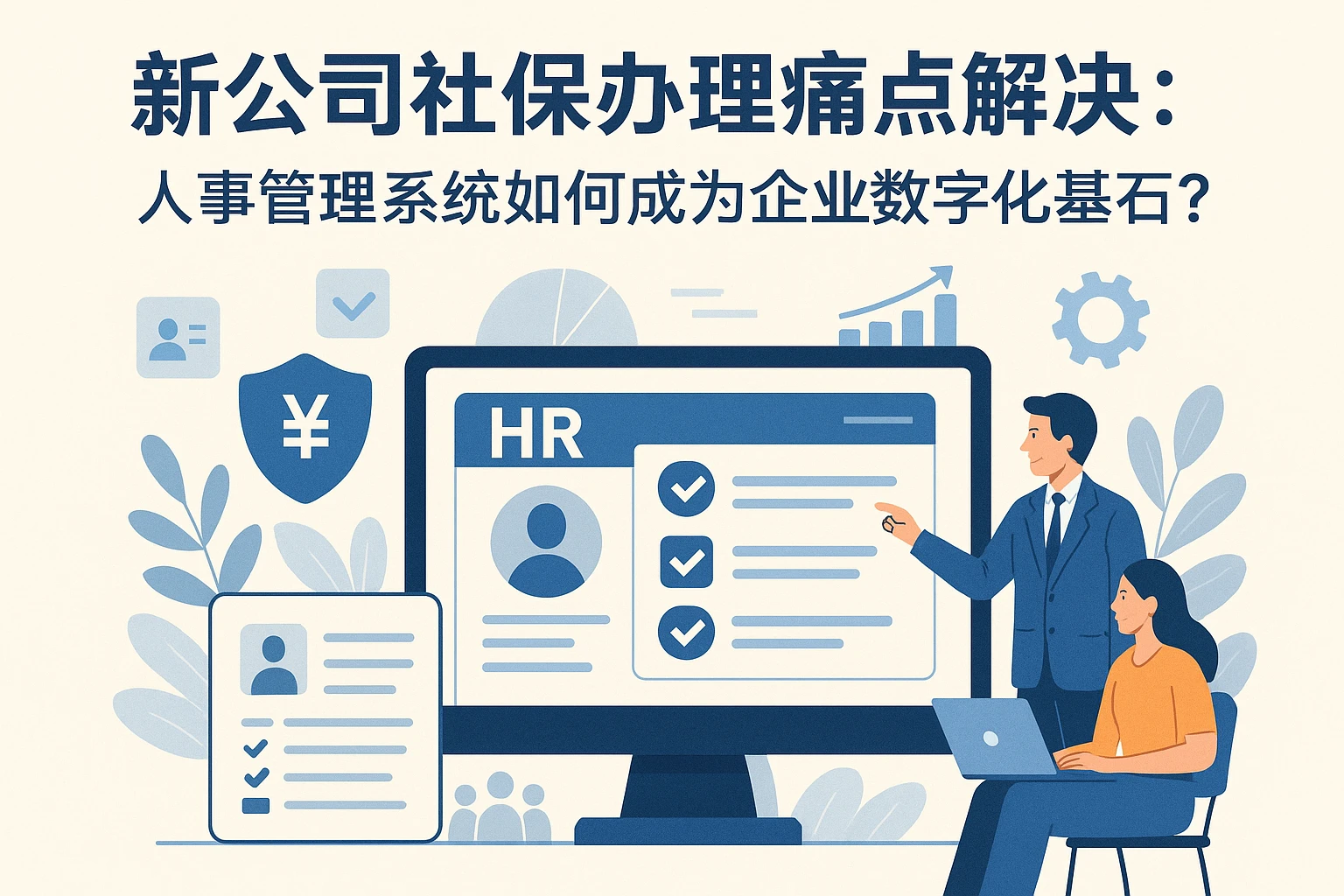 新公司社保办理痛点解决：人事管理系统如何成为企业数字化基石？
