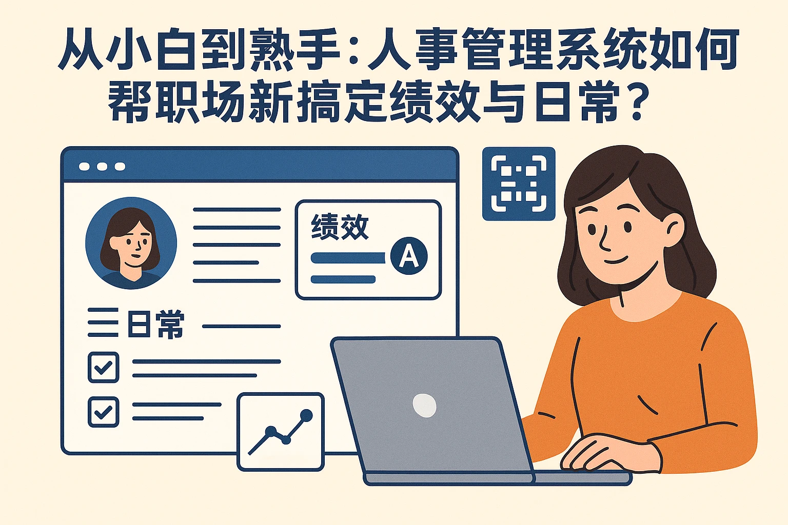 从小白到熟手：人事管理系统如何帮职场新人搞定绩效与日常？