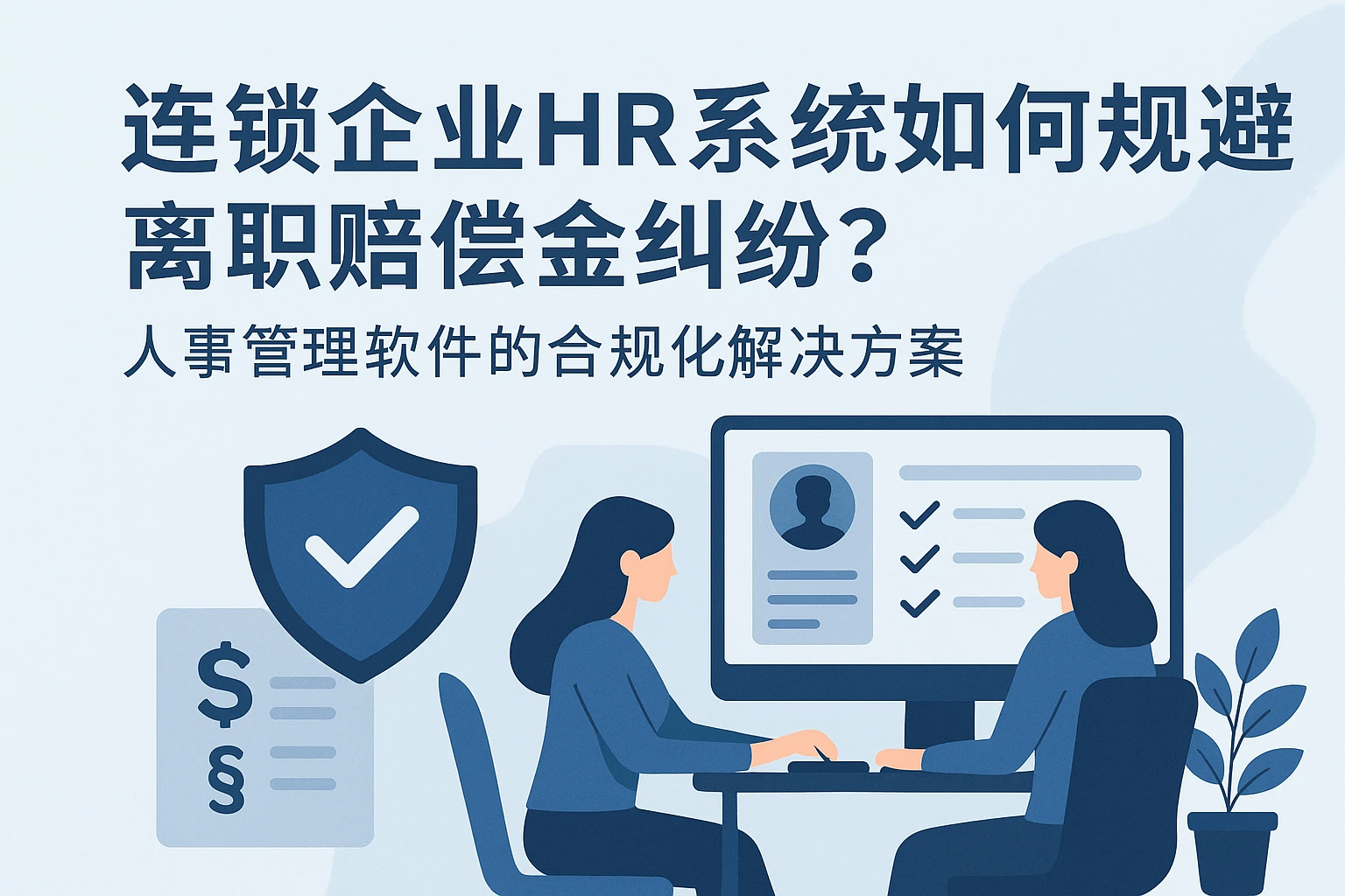 连锁企业HR系统如何规避离职赔偿金纠纷？人事管理软件的合规化解决方案
