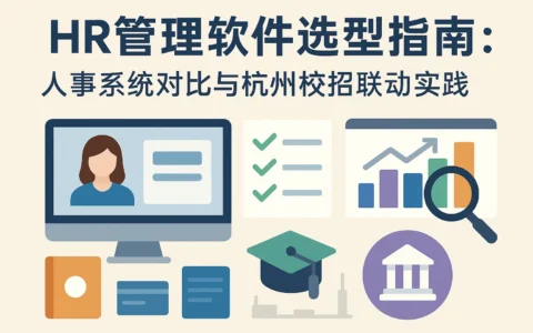 HR管理软件选型指南：人事系统对比与杭州校招联动实践
