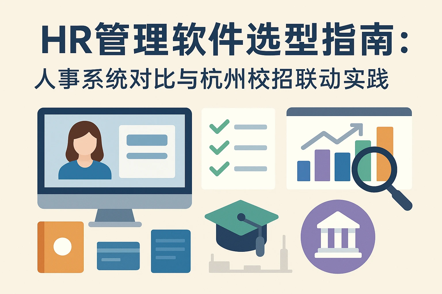 HR管理软件选型指南：人事系统对比与杭州校招联动实践