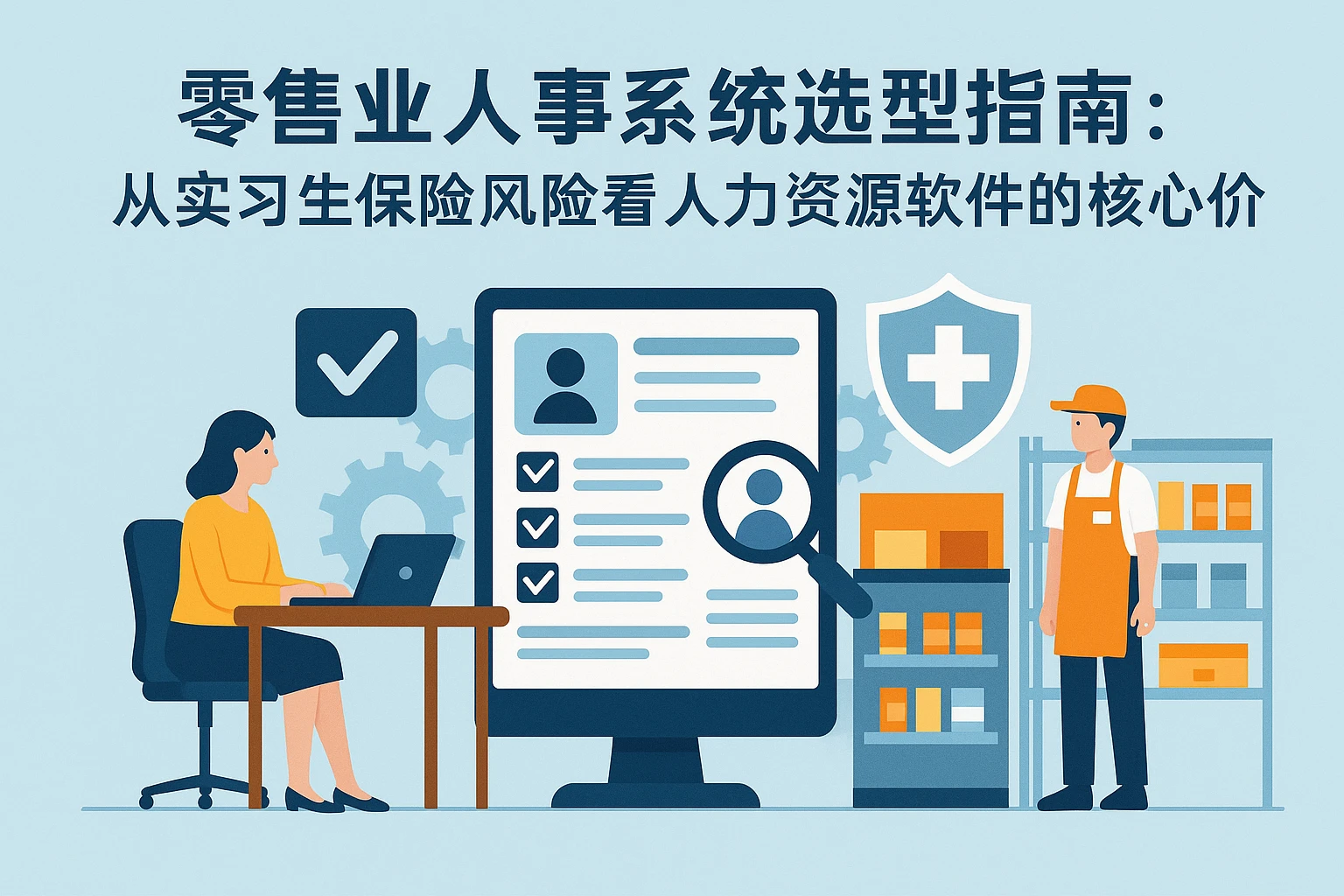 零售业人事系统选型指南：从实习生保险风险看人力资源软件的核心价值