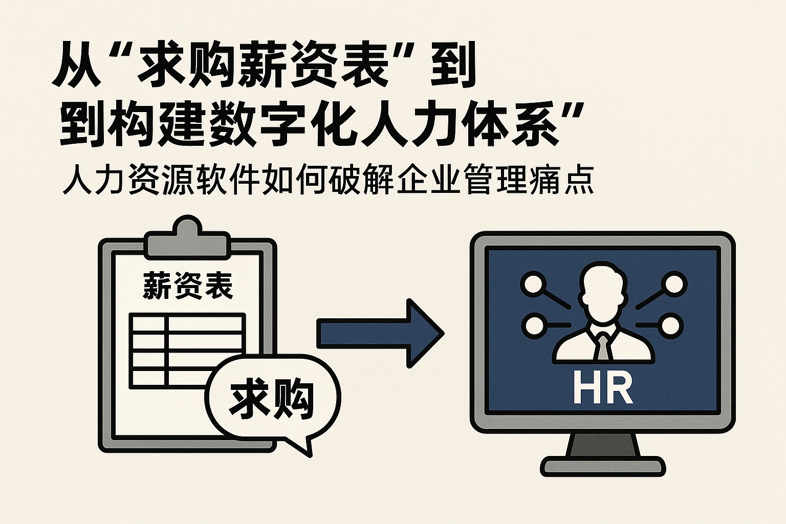 从“求购薪资表”到“构建数字化人力体系”：人力资源软件如何破解企业管理痛点