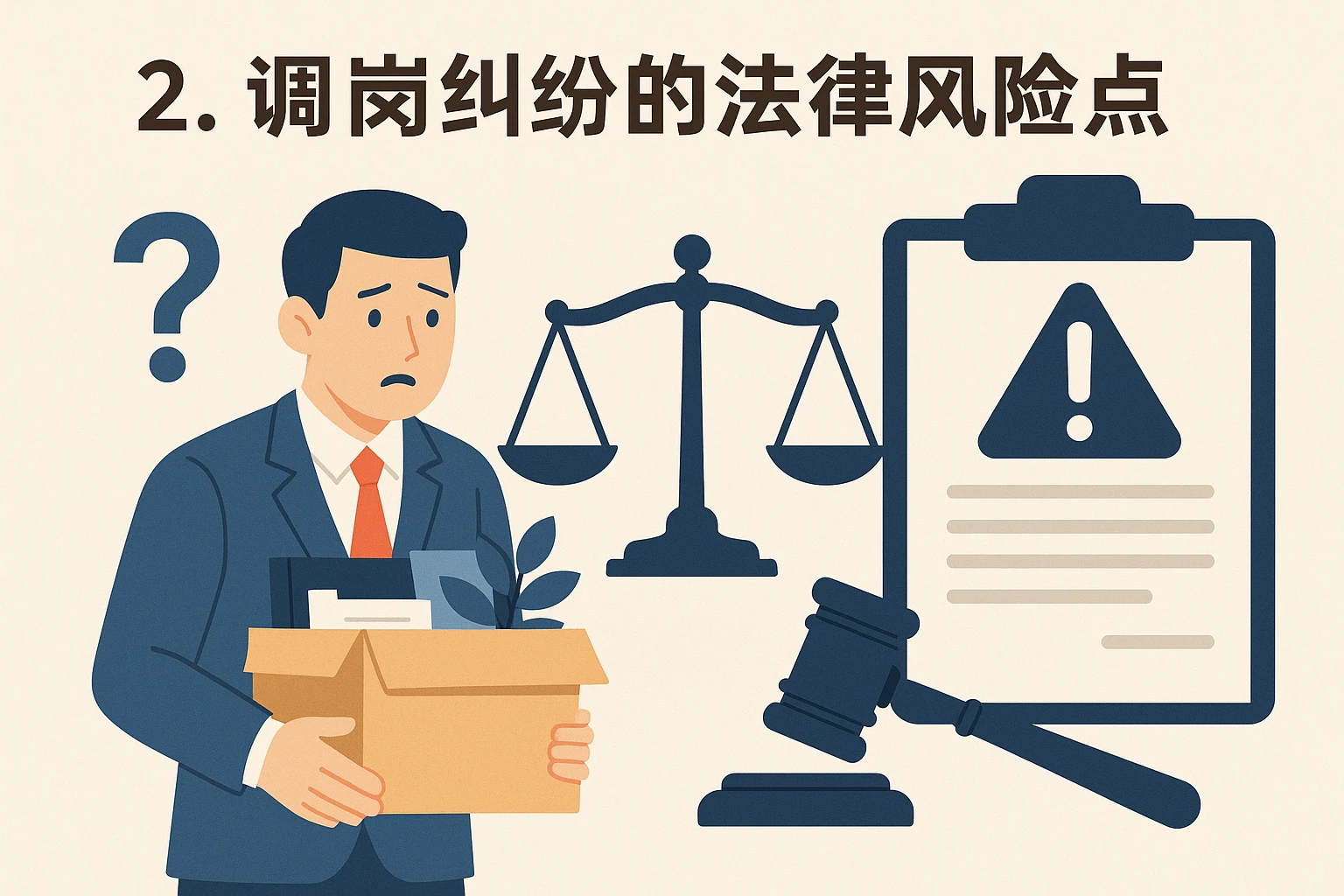 2. 调岗纠纷的法律风险点