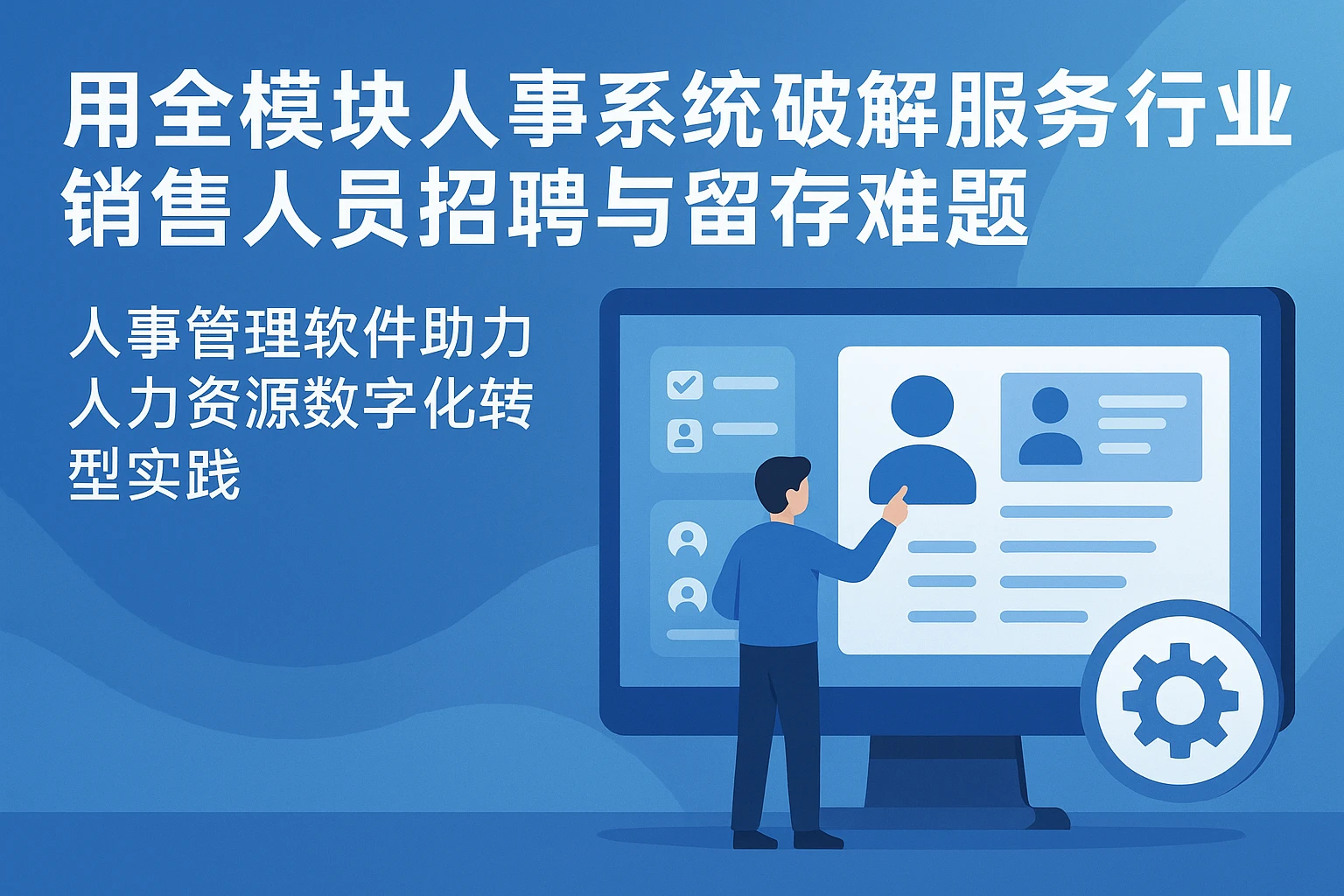 用全模块人事系统破解服务行业销售人员招聘与留存难题——人事管理软件助力人力资源数字化转型实践