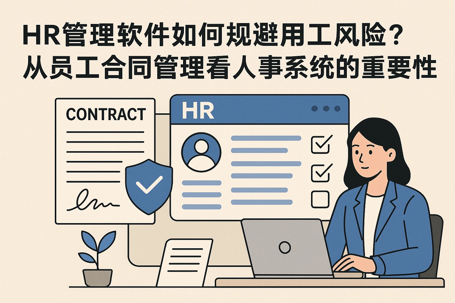 HR管理软件如何规避用工风险？从员工合同管理看人事系统的重要性