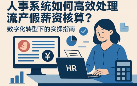 人事系统如何高效处理流产假薪资核算？数字化转型下的实操指南