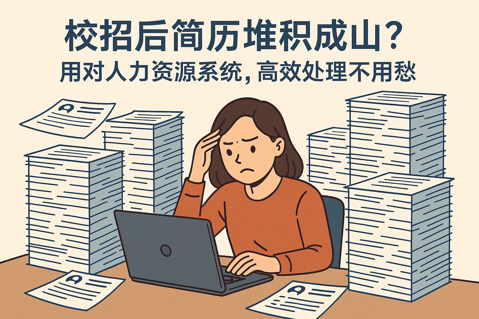 校招后简历堆积成山？用对人力资源系统，高效处理不用愁