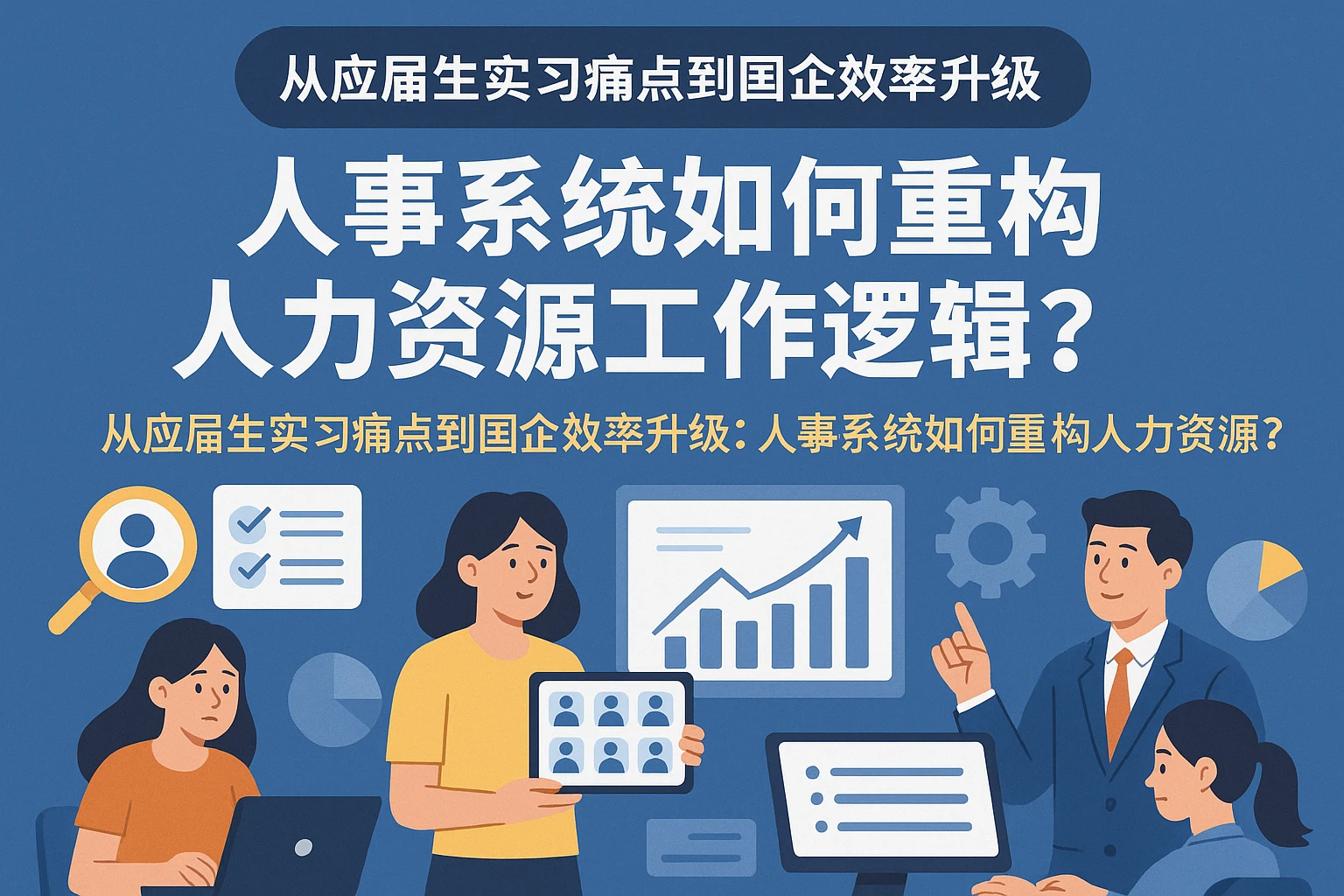 从应届生实习痛点到国企效率升级：人事系统如何重构人力资源工作逻辑？