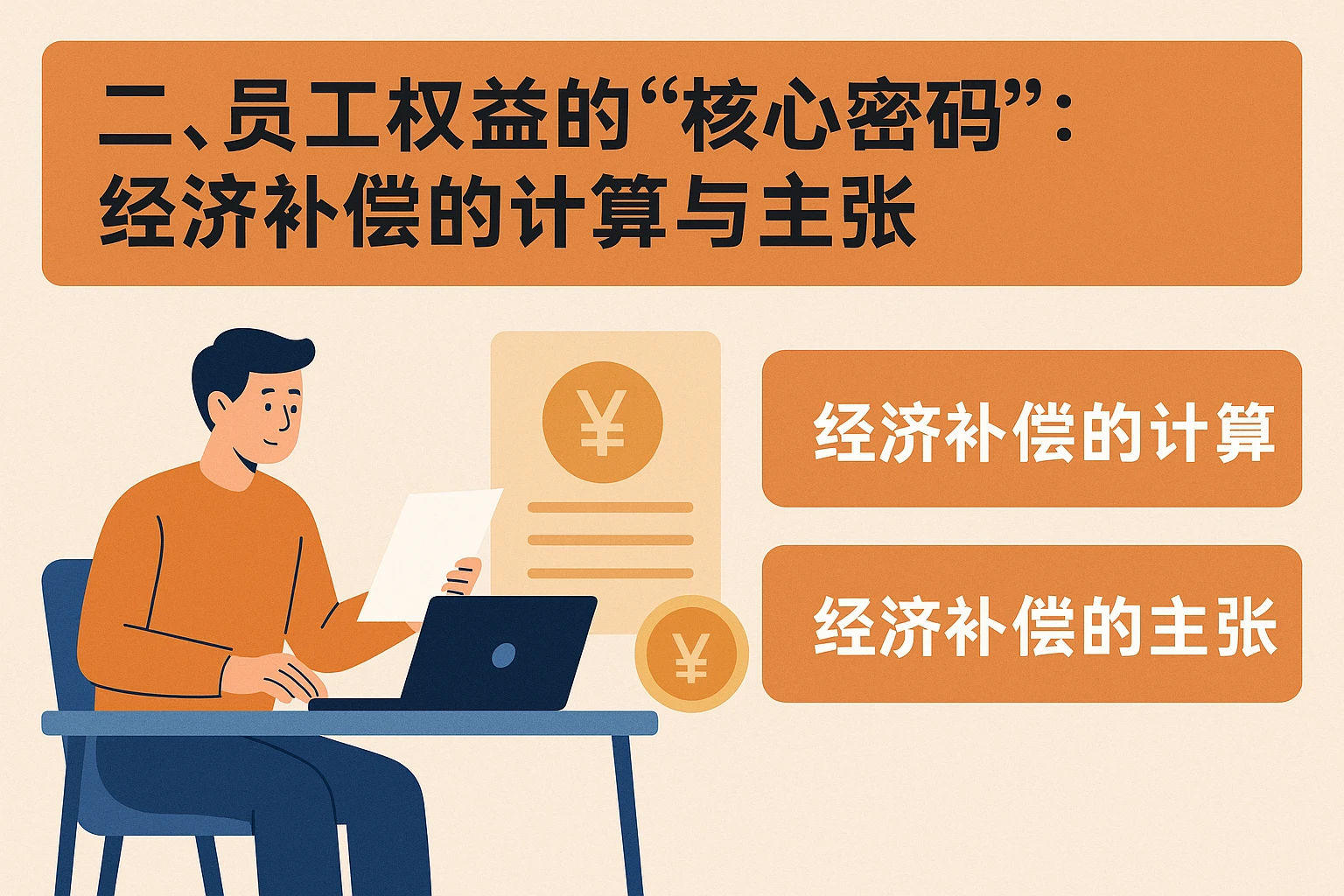 二、员工权益的“核心密码”：经济补偿的计算与主张