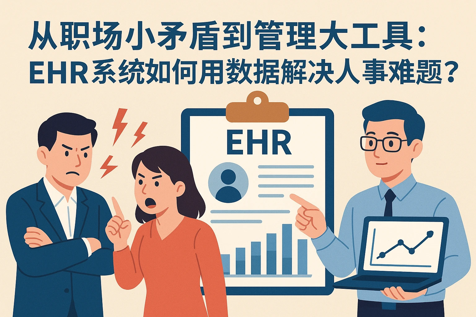 从职场小矛盾到管理大工具：EHR系统如何用数据解决人事难题？