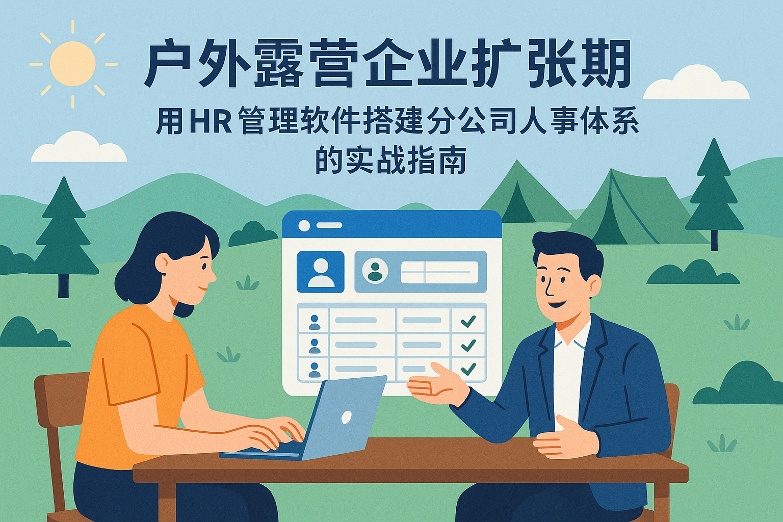 户外露营企业扩张期：用HR管理软件搭建分公司人事体系的实战指南