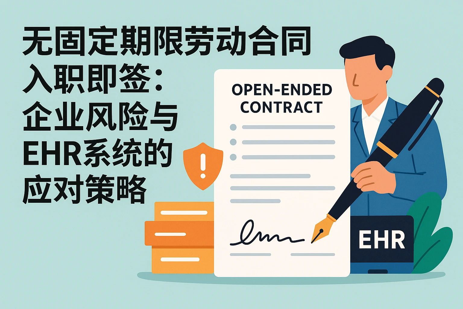 无固定期限劳动合同入职即签：企业风险与ehr系统的应对策略