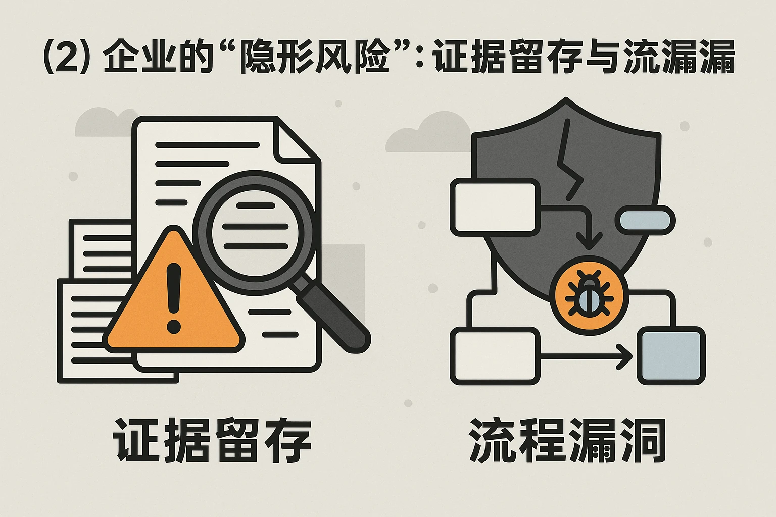 （2）企业的“隐形风险”：证据留存与流程漏洞