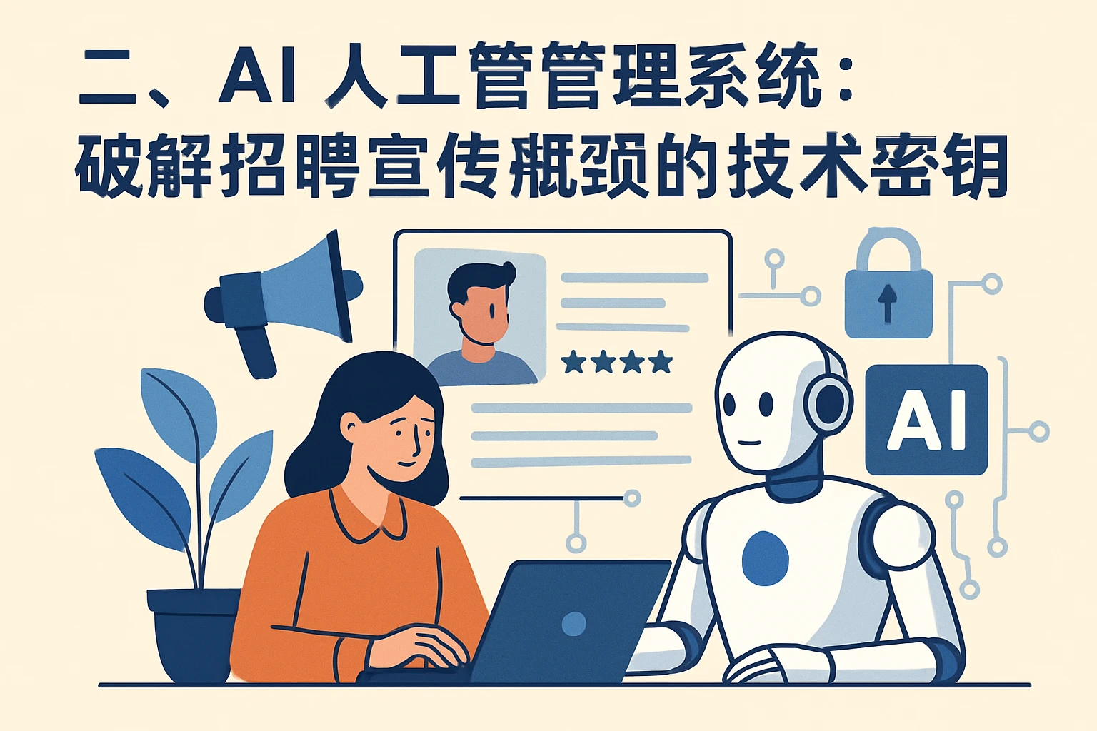 二、AI人事管理系统：破解招聘宣传瓶颈的技术密钥