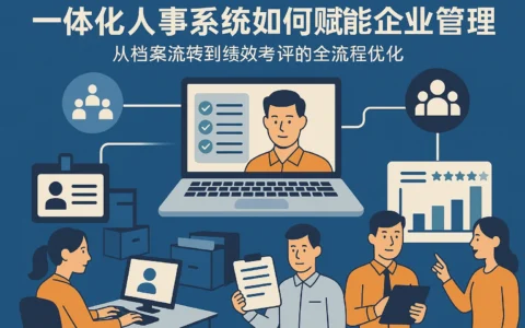 一体化人事系统如何赋能企业人才管理：从档案流转到绩效考评的全流程优化