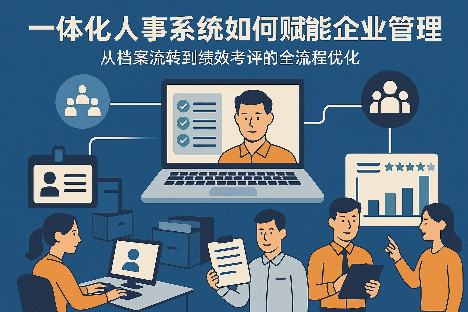 一体化人事系统如何赋能企业人才管理：从档案流转到绩效考评的全流程优化