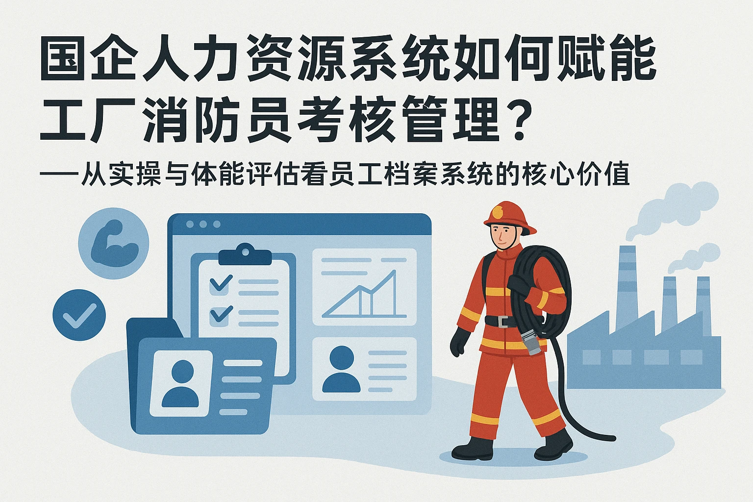 国企人力资源系统如何赋能工厂消防员考核管理？——从实操与体能评估看员工档案系统的核心价值