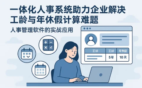 一体化人事系统助力企业解决工龄与年休假计算难题——人事管理软件的实战应用