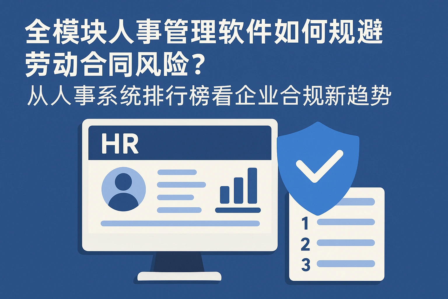 全模块人事管理软件如何规避劳动合同风险？从人事系统排行榜看企业合规新趋势