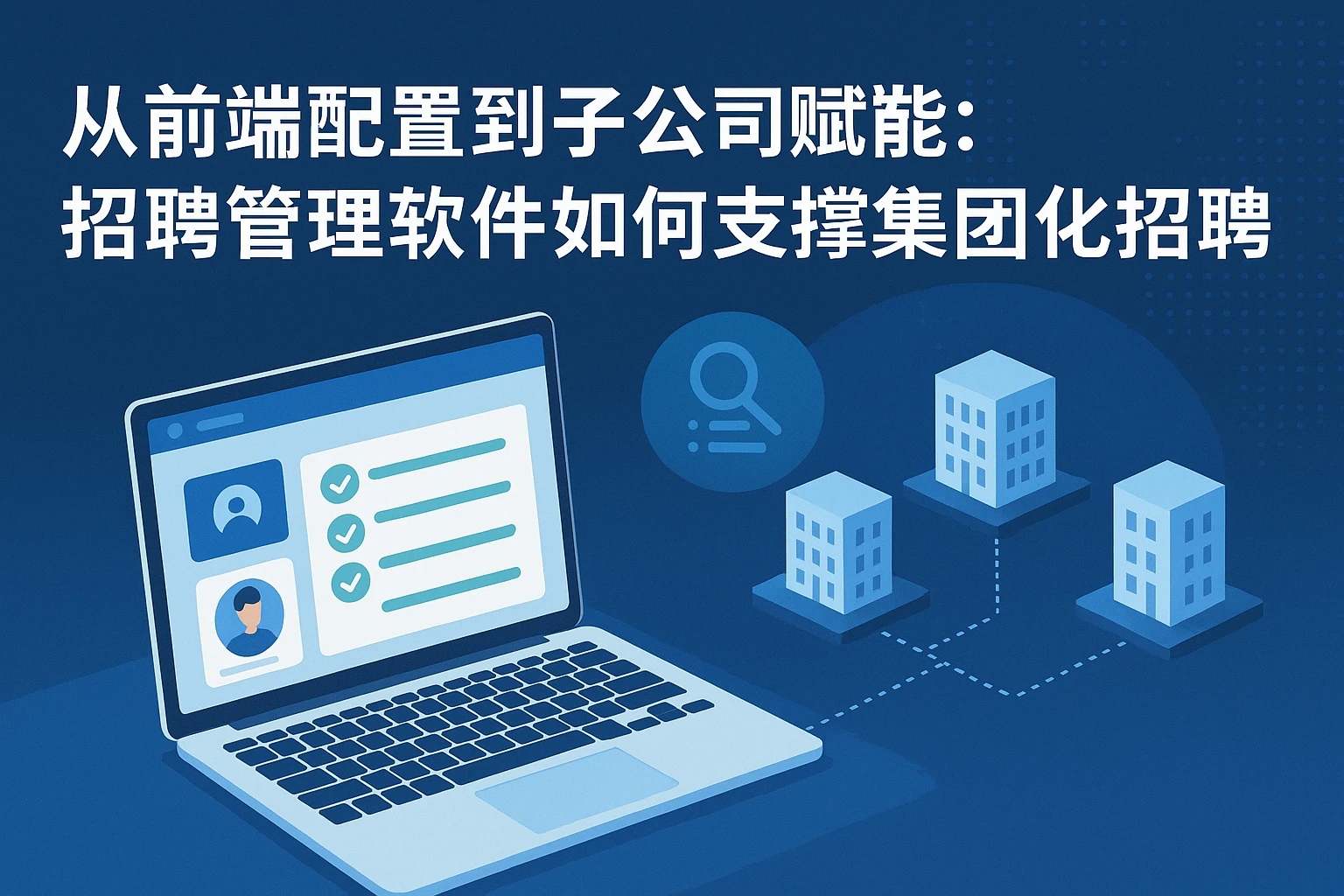 从前端配置到子公司赋能：招聘管理软件如何支撑集团化招聘