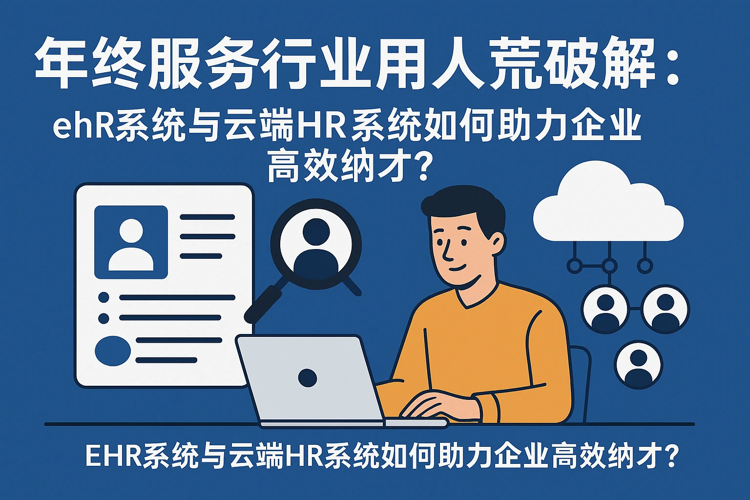年终服务行业用人荒破解：ehr系统与云端HR系统如何助力企业高效纳才？