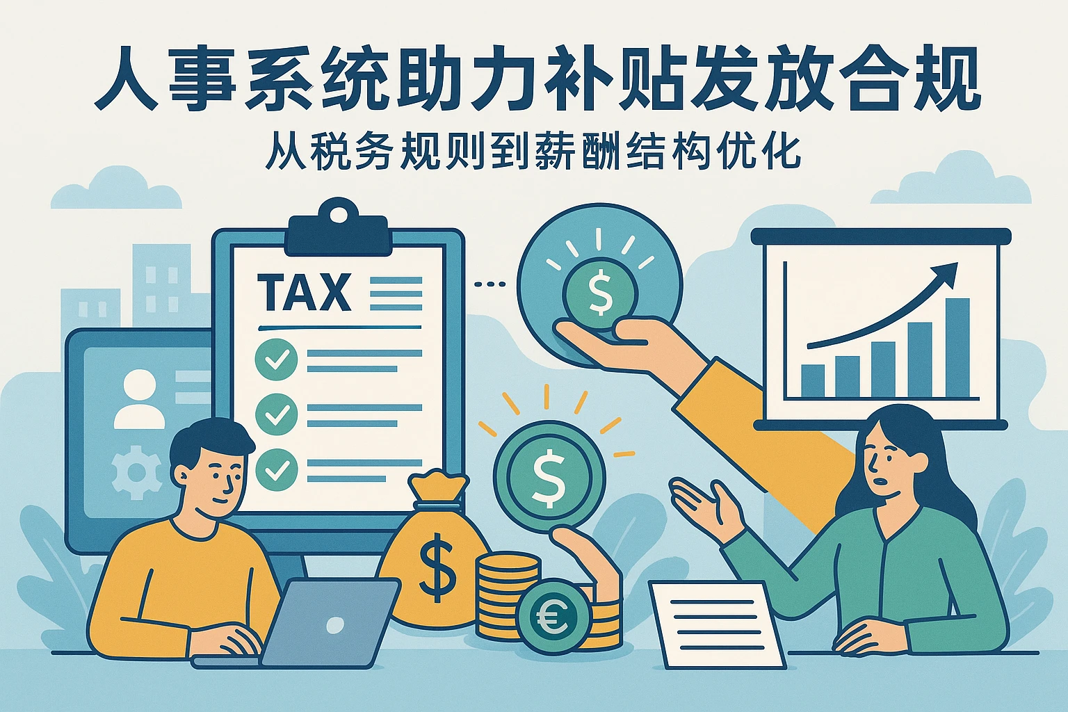 人事系统助力补贴发放合规：从税务规则到薪酬结构优化