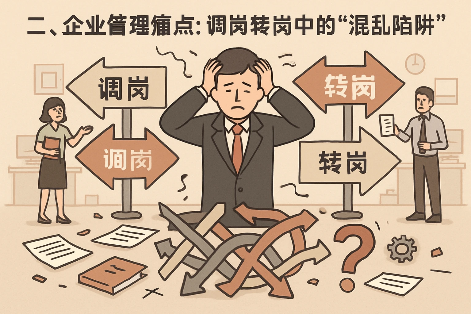 二、企业管理痛点：调岗转岗中的“混乱陷阱”