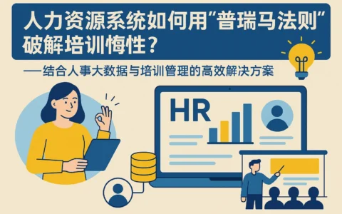 人力资源系统如何用“普瑞马法则”破解培训惰性？——结合人事大数据与培训管理的高效解决方案